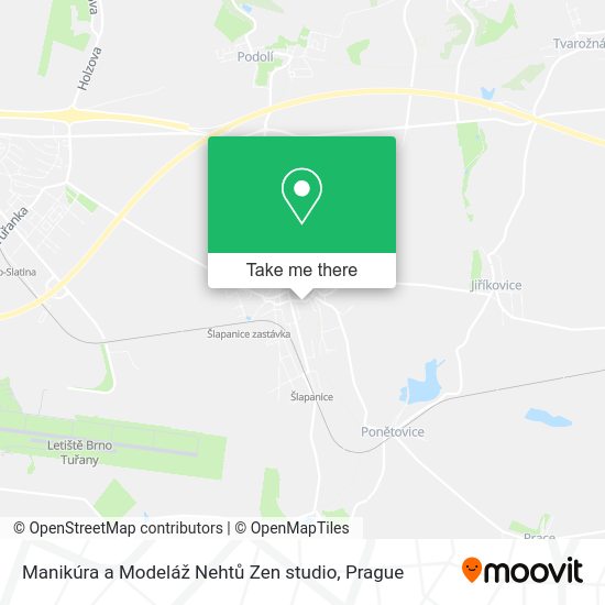 Карта Manikúra a Modeláž Nehtů Zen studio