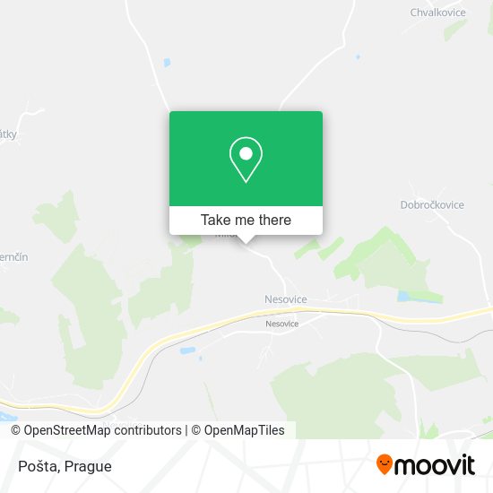Карта Pošta