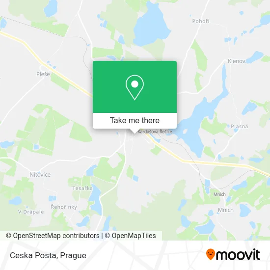 Карта Ceska Posta