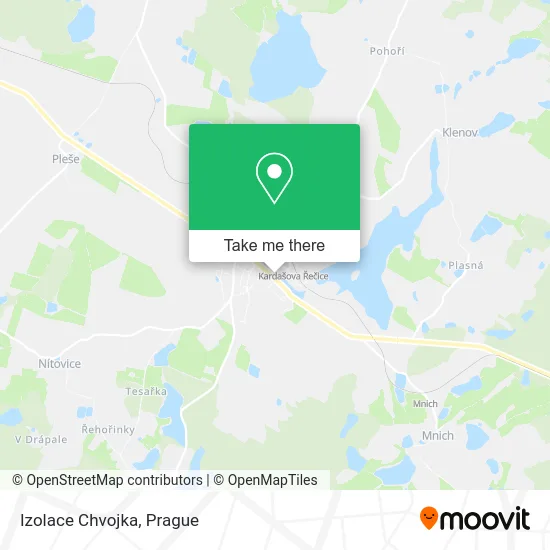 Карта Izolace Chvojka