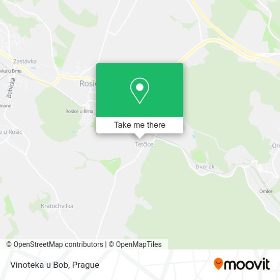 Карта Vinoteka u Bob