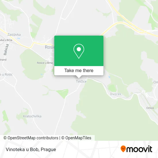 Карта Vinoteka u Bob