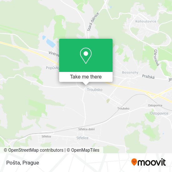 Карта Pošta
