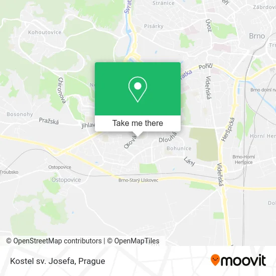 Карта Kostel sv. Josefa