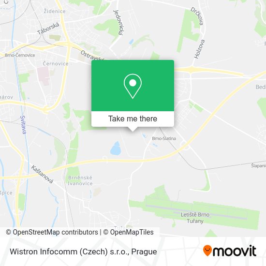 Карта Wistron Infocomm (Czech) s.r.o.