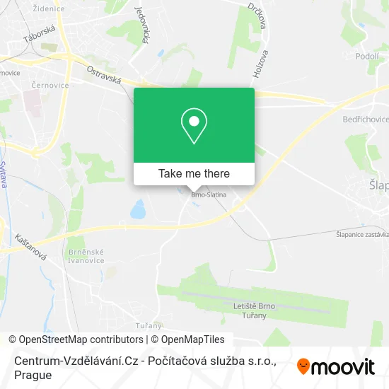 Карта Centrum-Vzdělávání.Cz - Počítačová služba s.r.o.