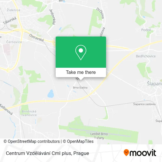 Карта Centrum Vzdělávání Cml plus