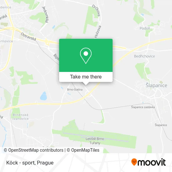 Köck - sport map