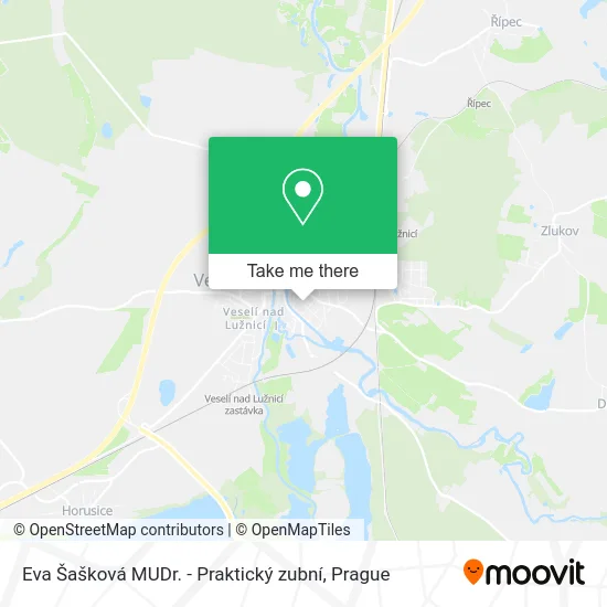 Eva Šašková MUDr. - Praktický zubní map