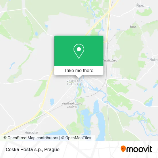 Карта Ceská Posta s.p.