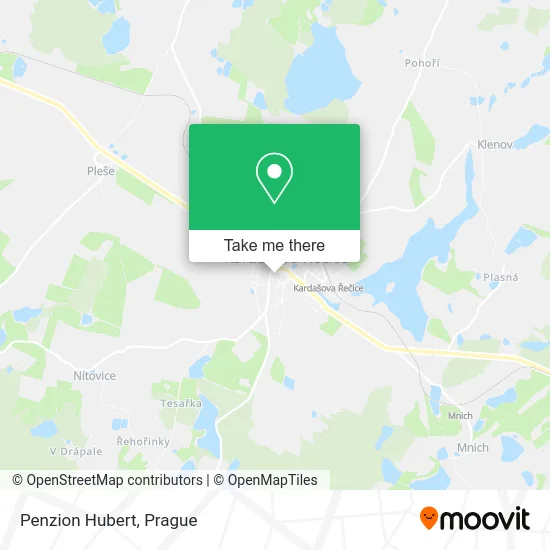 Карта Penzion Hubert