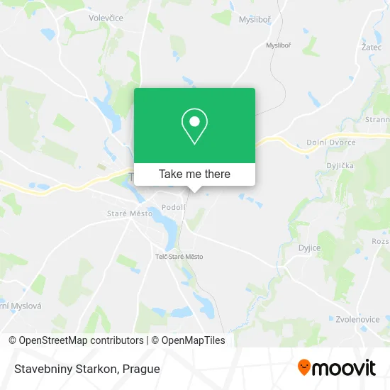 Карта Stavebniny Starkon