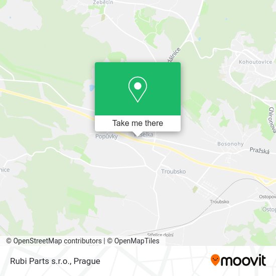 Карта Rubi Parts s.r.o.