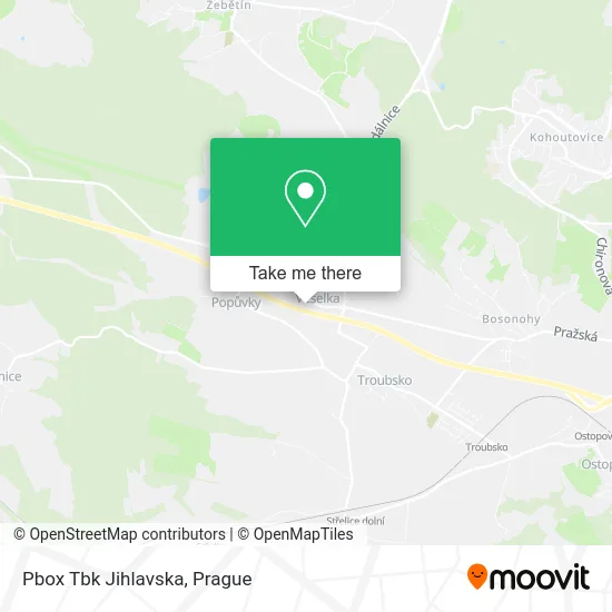 Карта Pbox Tbk Jihlavska