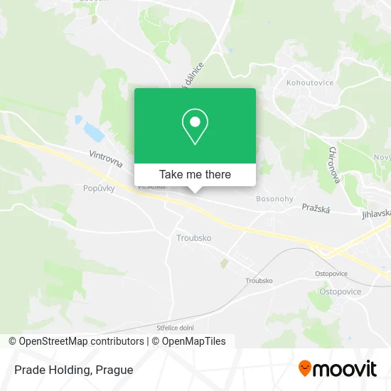 Карта Prade Holding