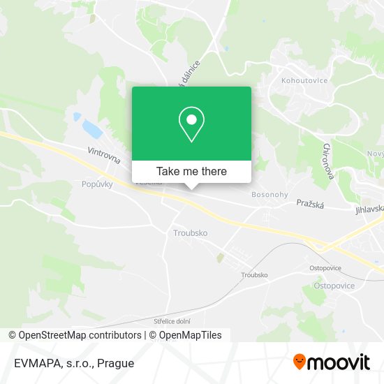 Карта EVMAPA, s.r.o.