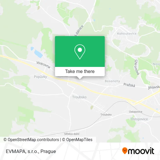 Карта EVMAPA, s.r.o.