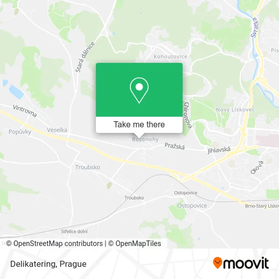 Карта Delikatering