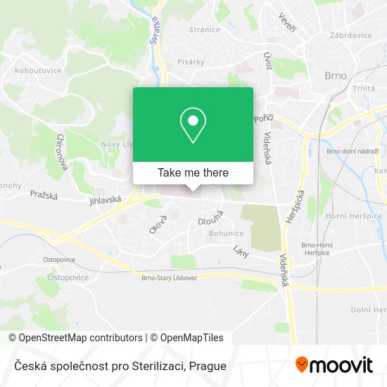 Карта Česká společnost pro Sterilizaci