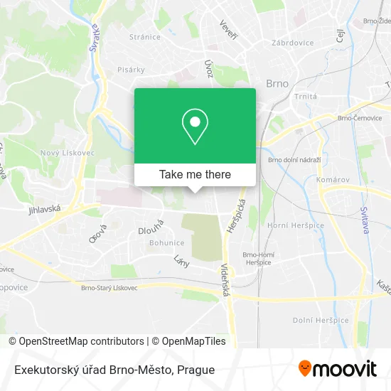 Exekutorský úřad Brno-Město map
