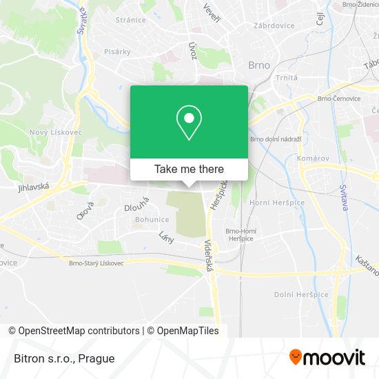Bitron s.r.o. map