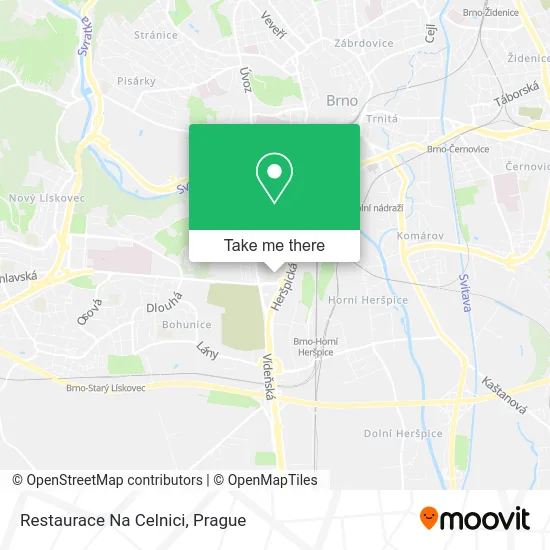 Карта Restaurace Na Celnici