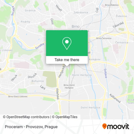 Карта Proceram - Provozov
