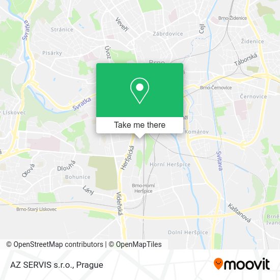 Карта AZ SERVIS s.r.o.
