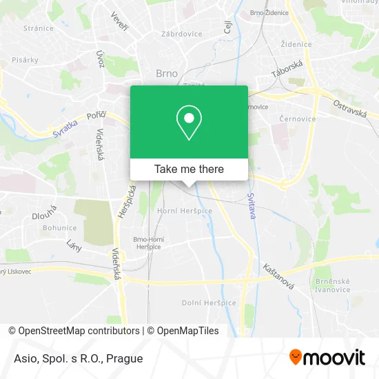 Asio, Spol. s R.O. map