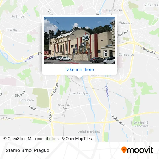 Карта Stamo Brno