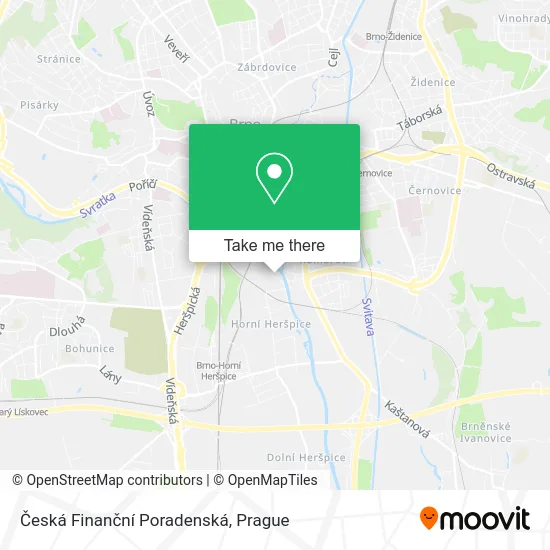 Карта Česká Finanční Poradenská