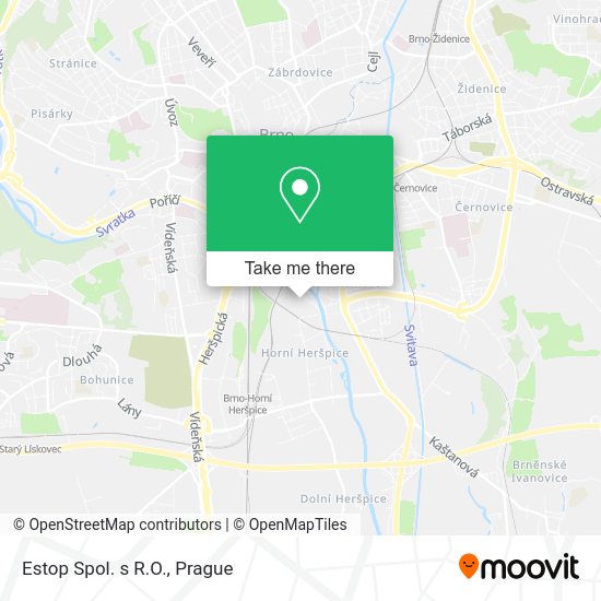 Карта Estop Spol. s R.O.