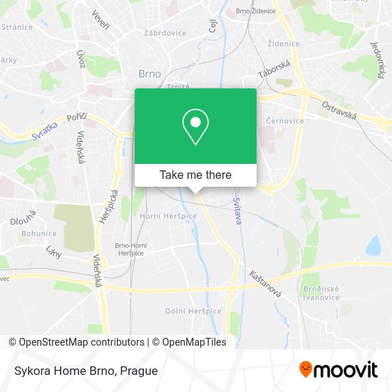 Карта Sykora Home Brno