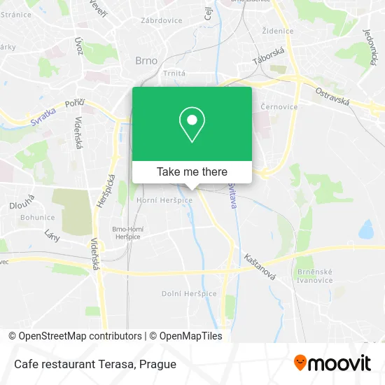Карта Cafe restaurant Terasa