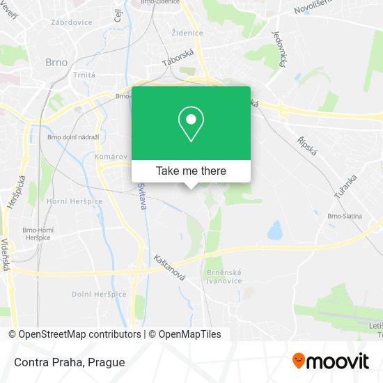 Карта Contra Praha