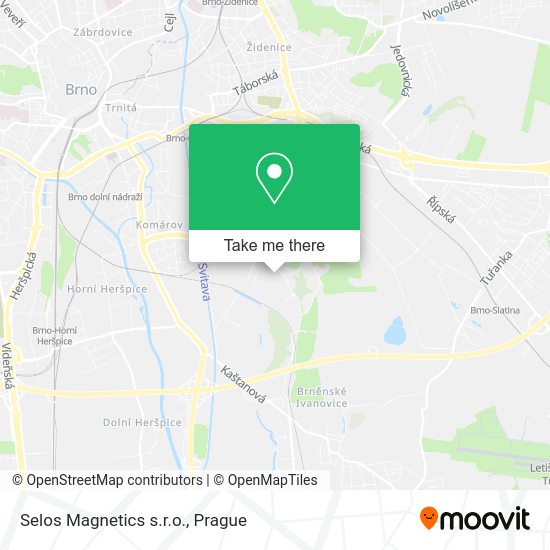 Карта Selos Magnetics s.r.o.