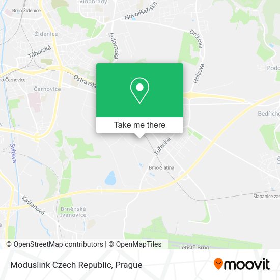Карта Moduslink Czech Republic