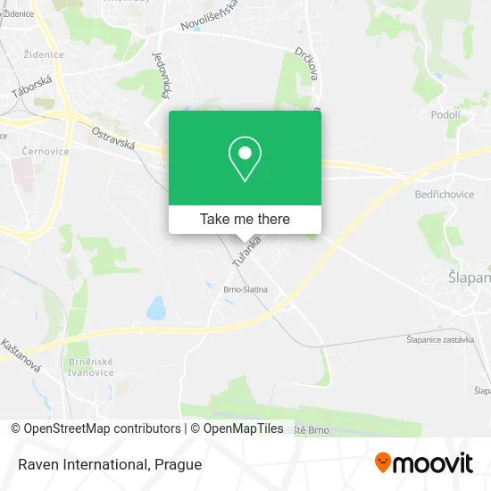 Raven International map