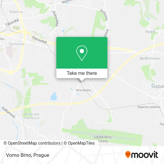 Карта Vomo Brno