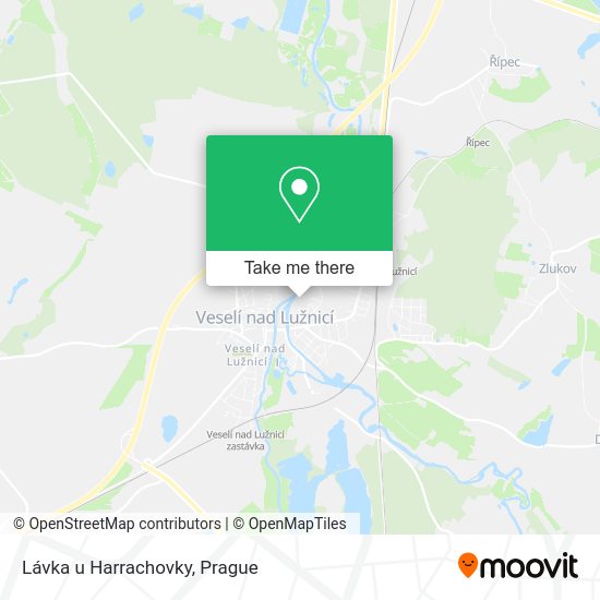 Карта Lávka u Harrachovky