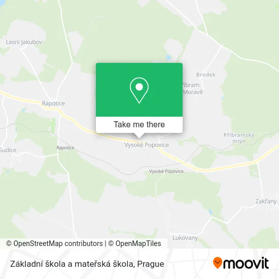 Základní škola a mateřská škola map