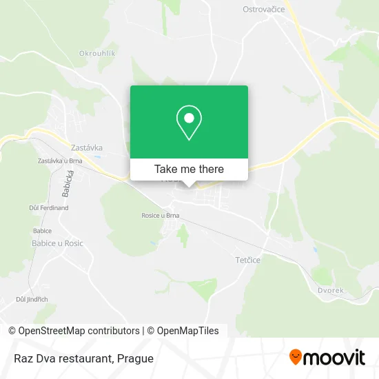 Raz Dva restaurant map