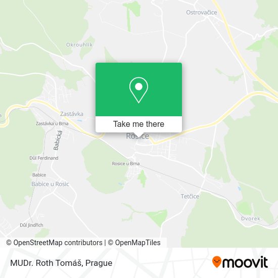 Карта MUDr. Roth Tomáš