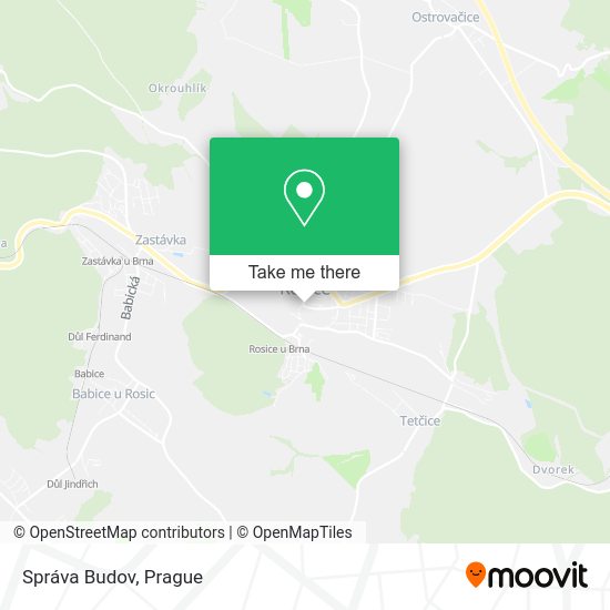 Карта Správa Budov