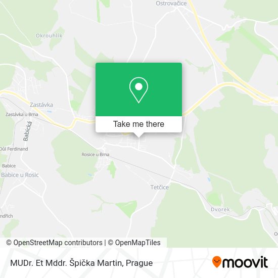 Карта MUDr. Et Mddr. Špička Martin