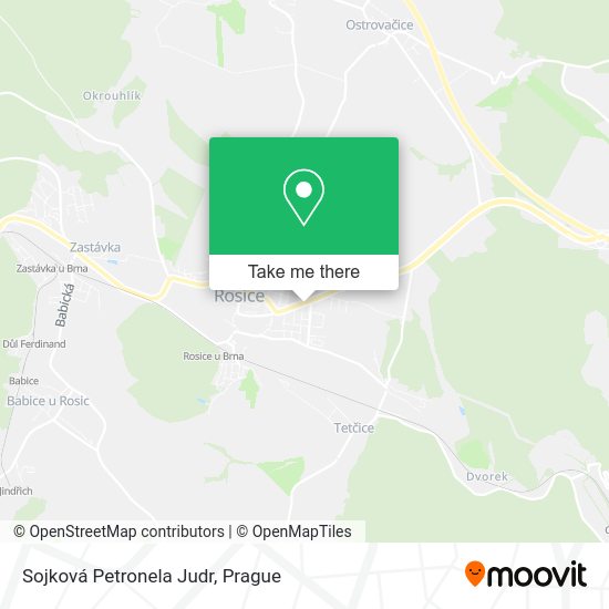 Карта Sojková Petronela Judr