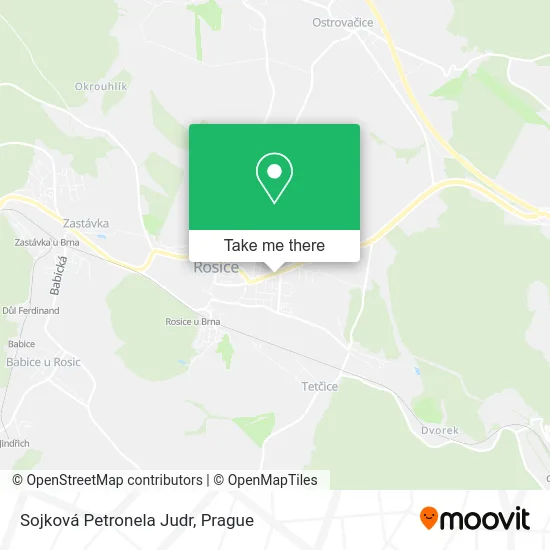 Карта Sojková Petronela Judr
