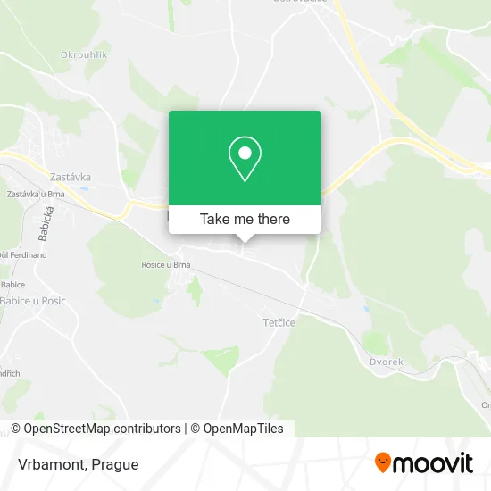 Карта Vrbamont