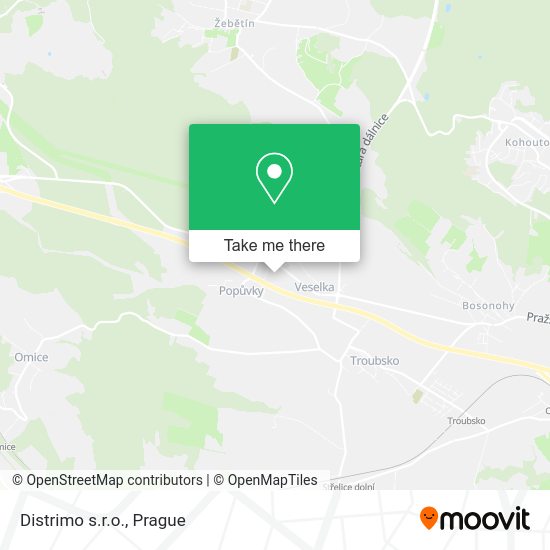Карта Distrimo s.r.o.