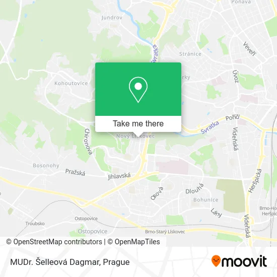 MUDr. Šelleová Dagmar map